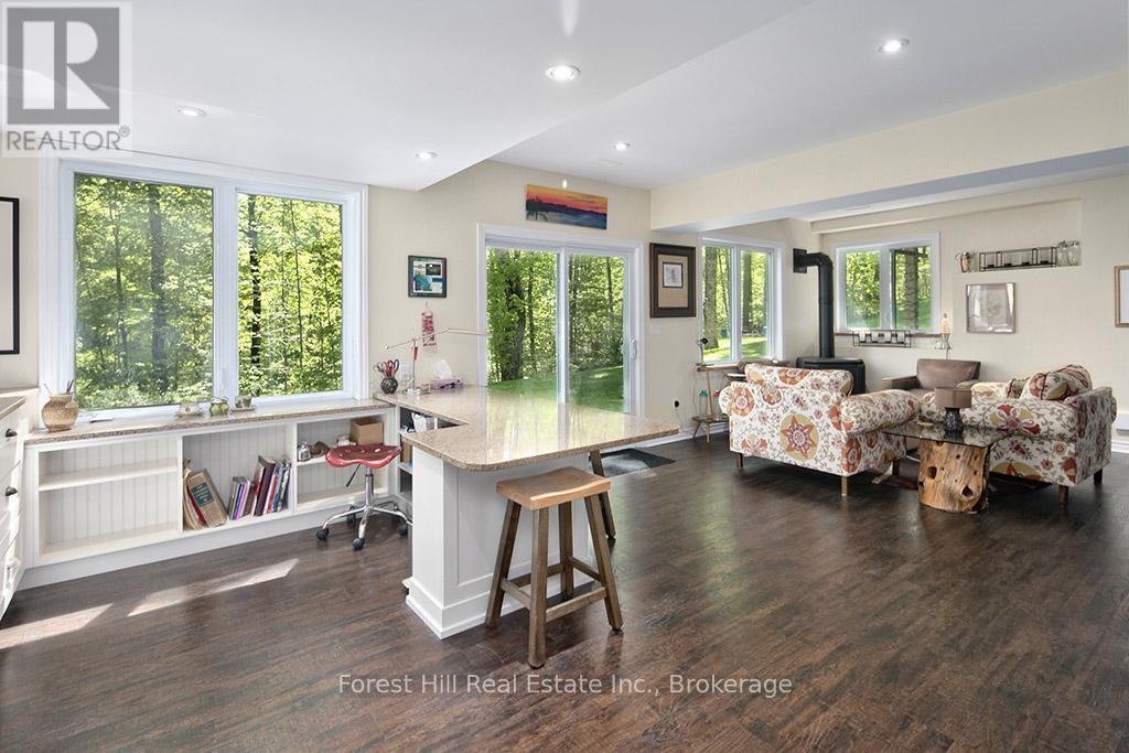 Open Lower level with walk-out - 157 Glen Fiddish Road, West Grey, ON - Indoor Photo Showing Living Room