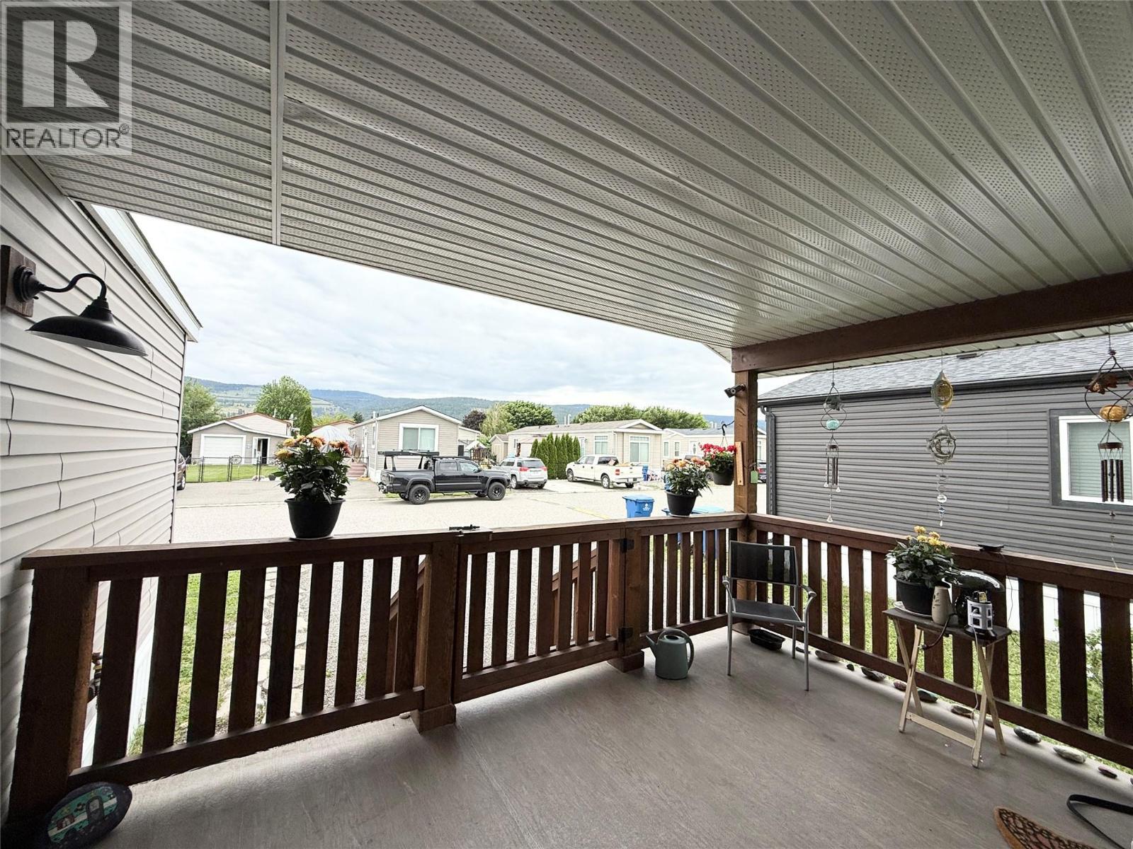 huge covered outside deck - 8945 Highway 97 N Highway Unit# 5, Kelowna, BC