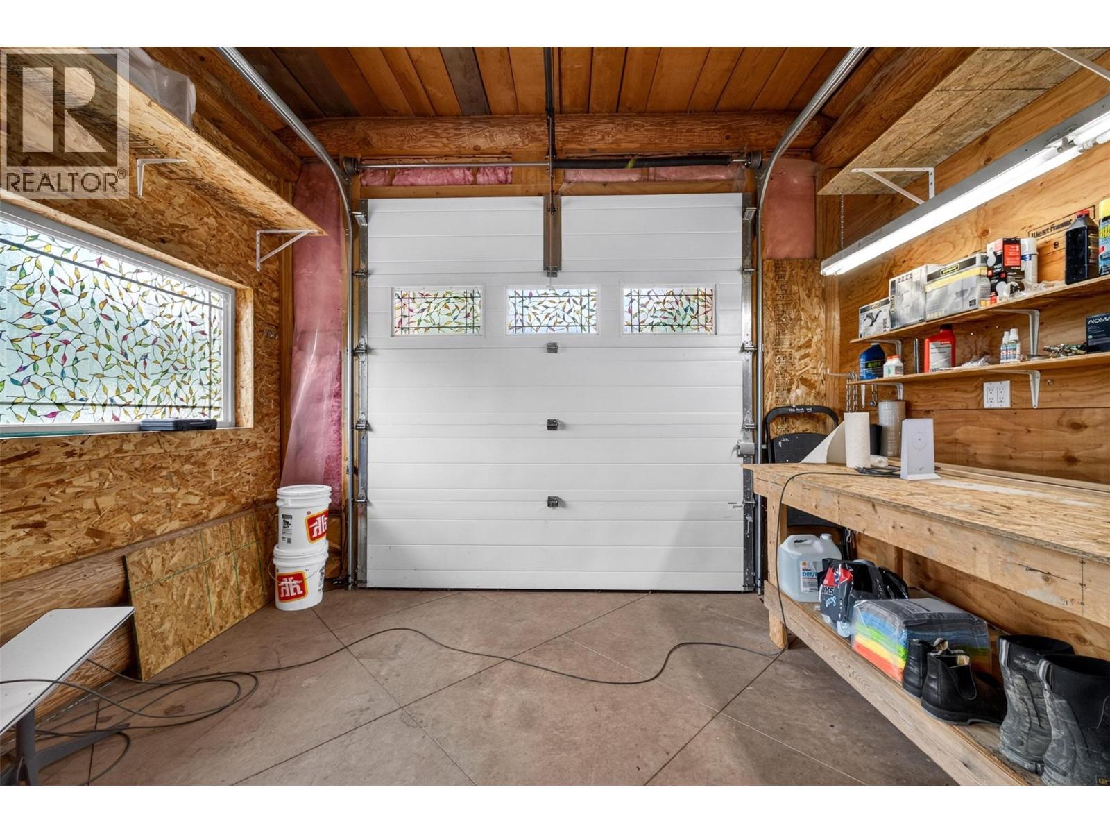 2030 Solsqua-Sicamous Road, Sicamous, BC - Indoor Photo Showing Garage
