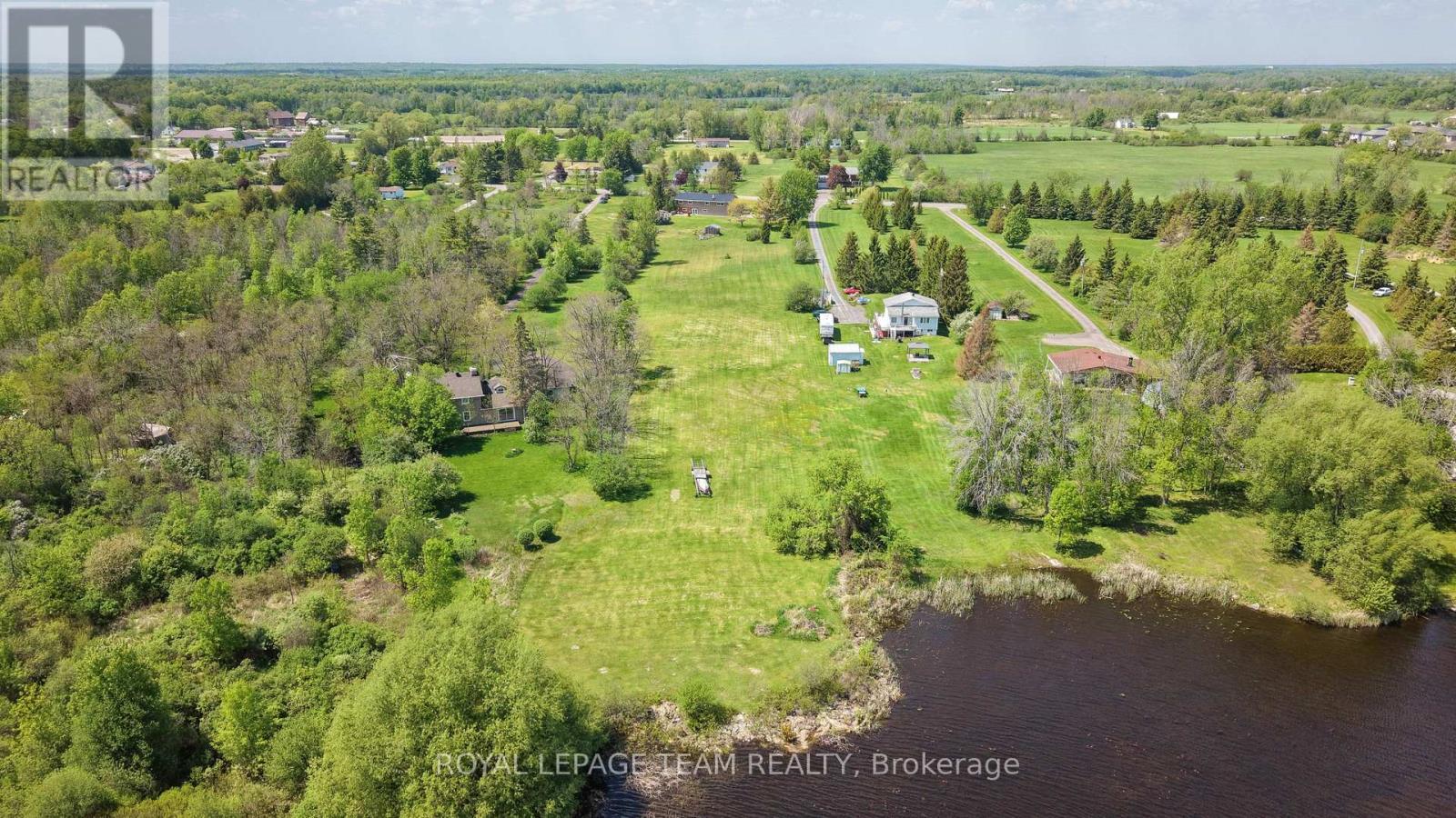 Rear View of the Property From the Waterfront - 434 High Street, Beckwith, ON