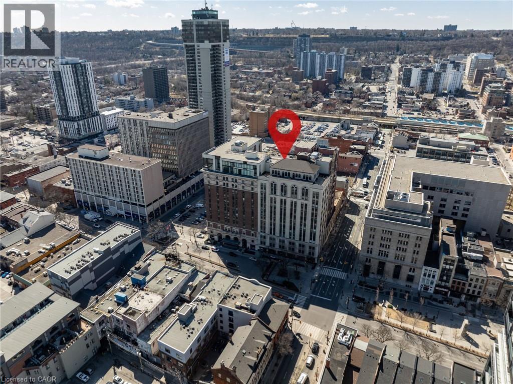 Aerial View - 112 King Street E Unit# 408, Hamilton, ON