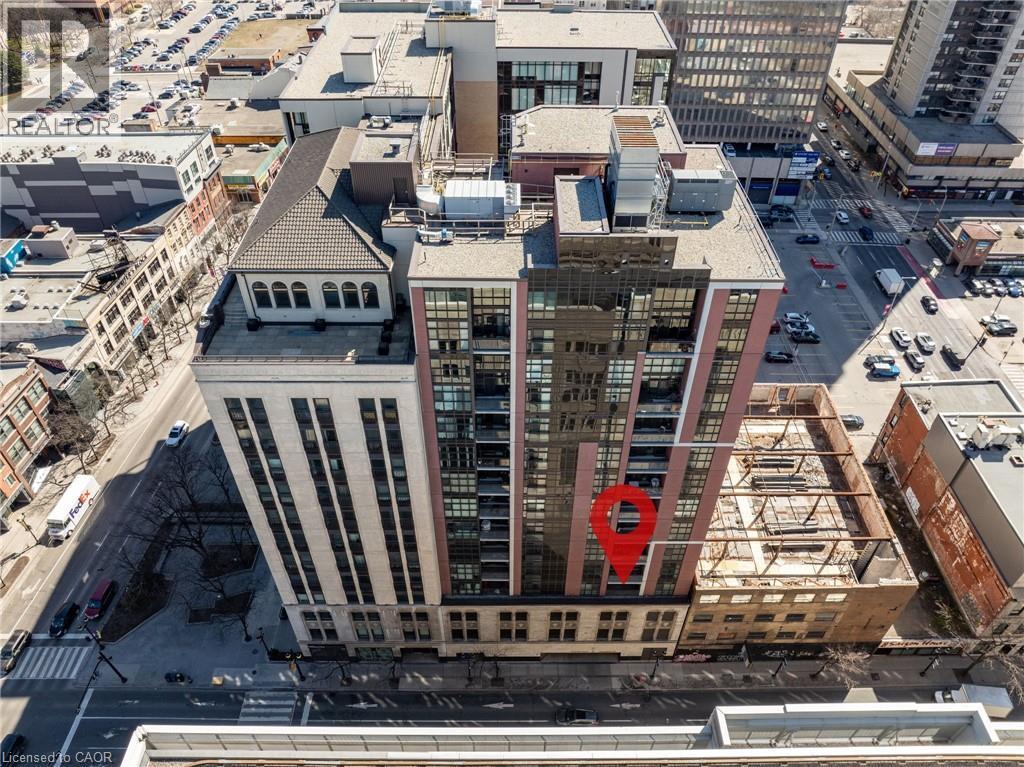 Aerial View - 112 King Street E Unit# 408, Hamilton, ON