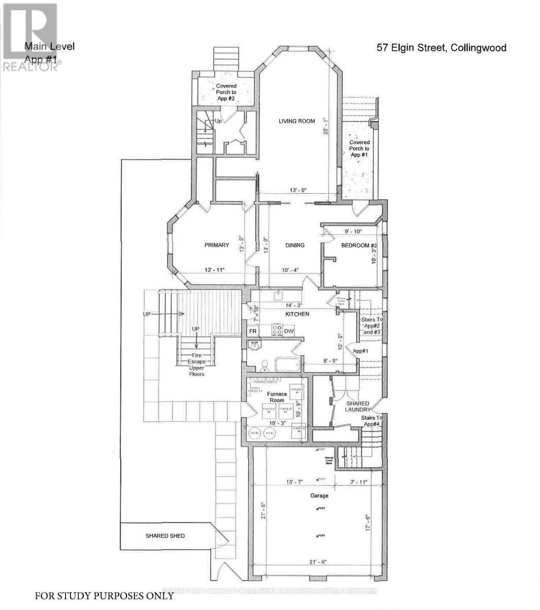 Apt# 1 - 57 Elgin Street, Collingwood, ON