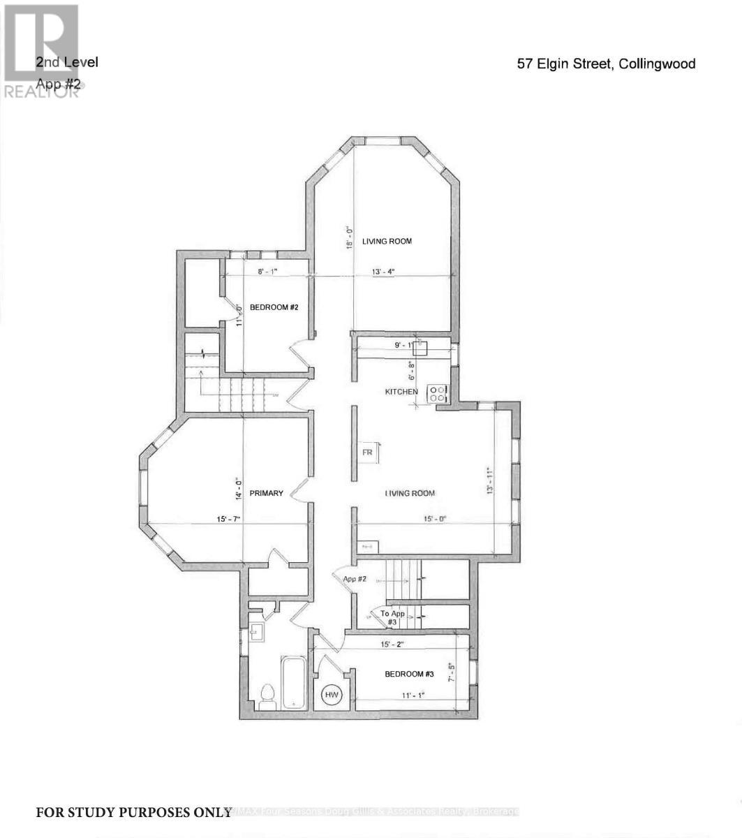 Apt# 2 - 57 Elgin Street, Collingwood, ON