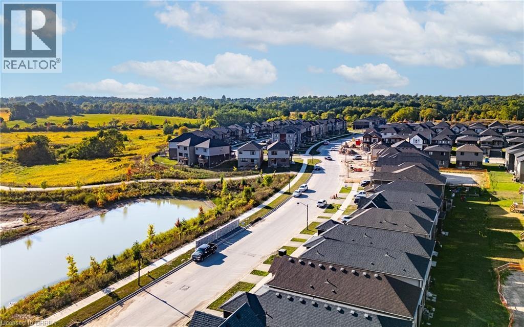Aerial view of residential area - 1 Bee Crescent, Brantford, ON
