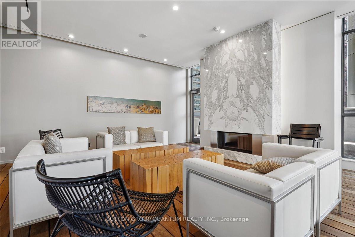 Party Room - 404 - 8 Charlotte Street, Toronto, ON - Indoor With Fireplace