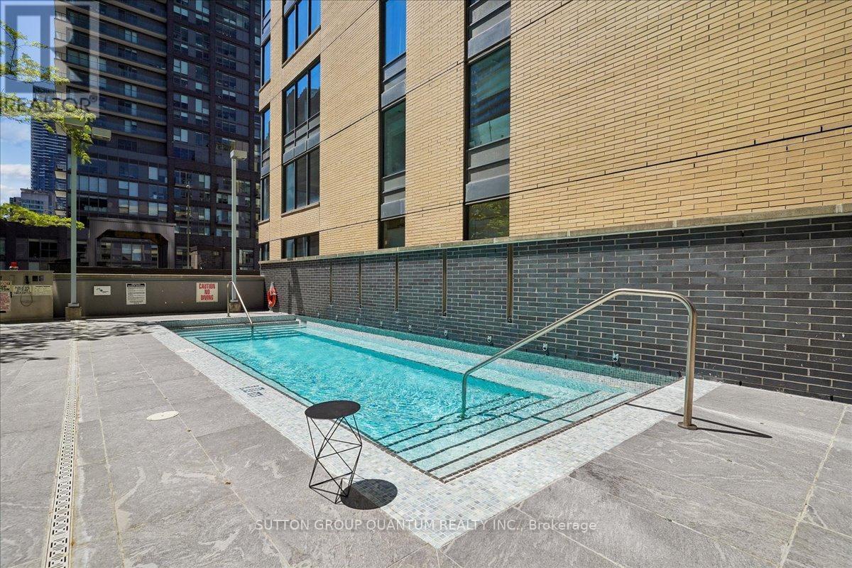 7th Floor Outdoor Pool - 404 - 8 Charlotte Street, Toronto, ON - Outdoor With In Ground Pool