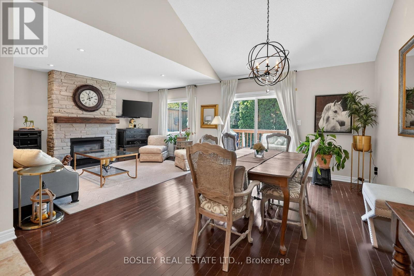 Open concept kitchen dining and great room - Unit 12 - 7 Gibson Place, St. Catharines (Downtown), ON - Indoor With Fireplace