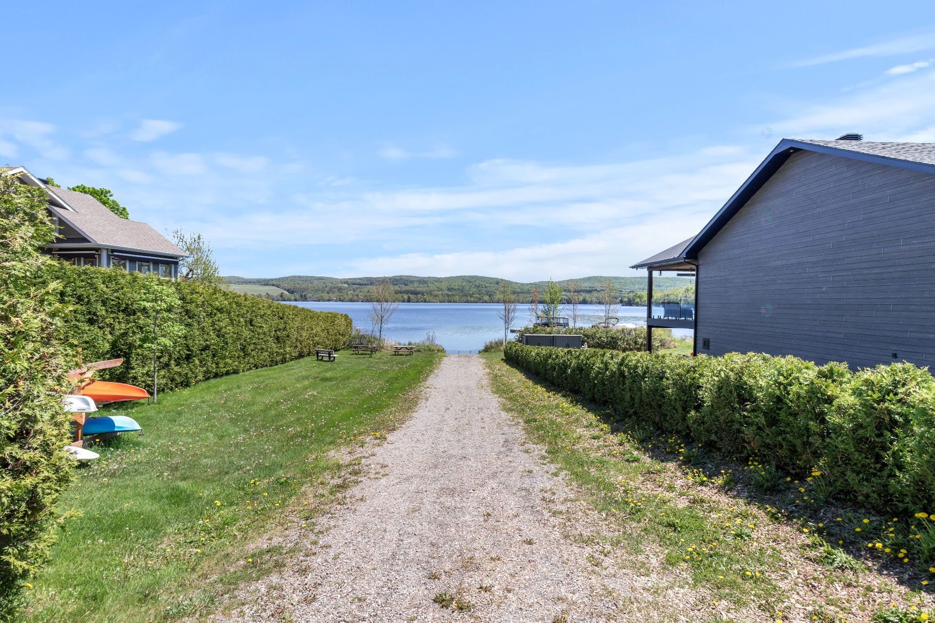 Accès au plan d'eau - 529 Rue Bordeleau, Magog, QC - Outdoor With Body Of Water With View