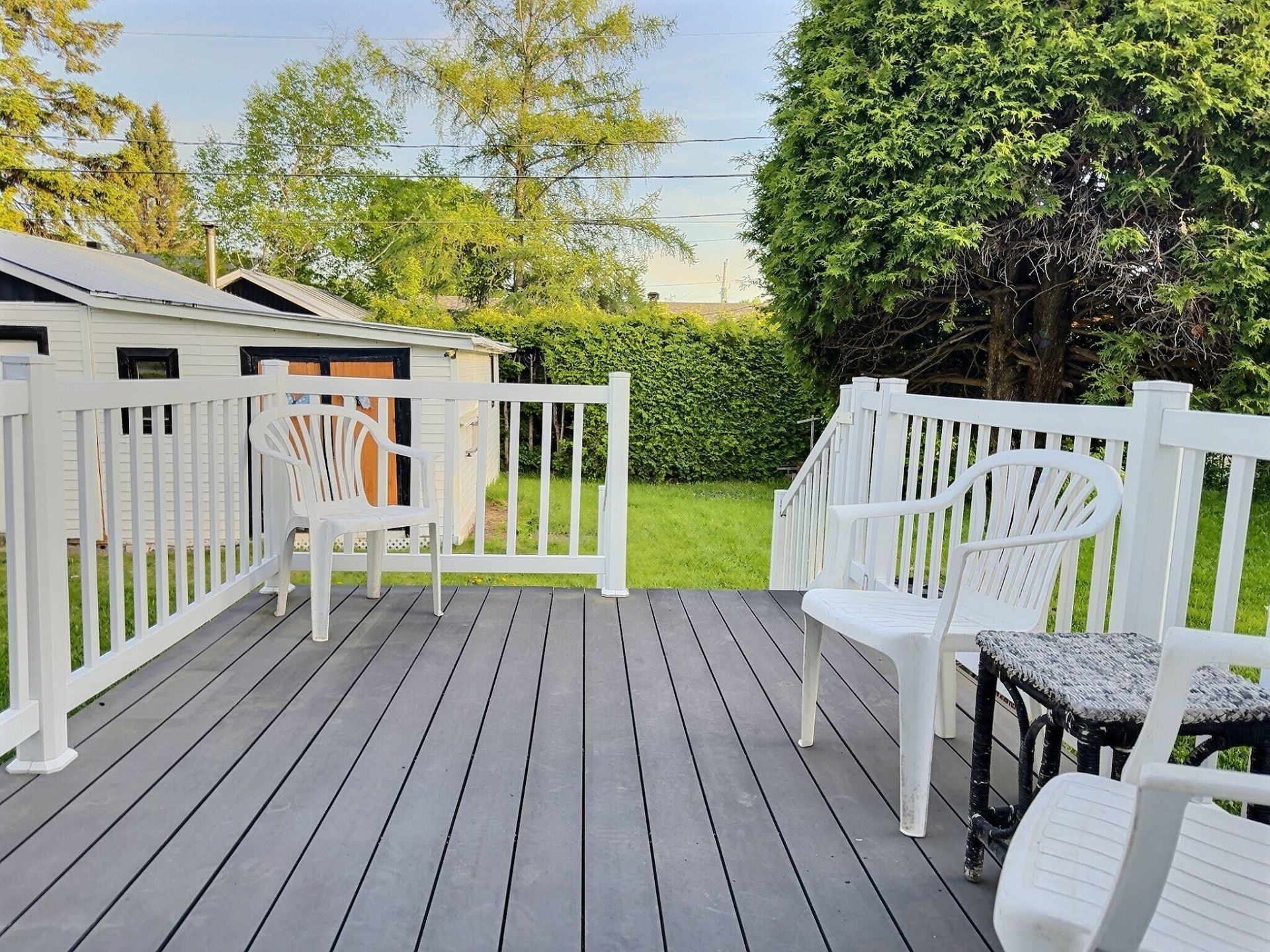 Terrasse - 4 Rue Caron, Ville-Marie, QC - Outdoor With Deck Patio Veranda