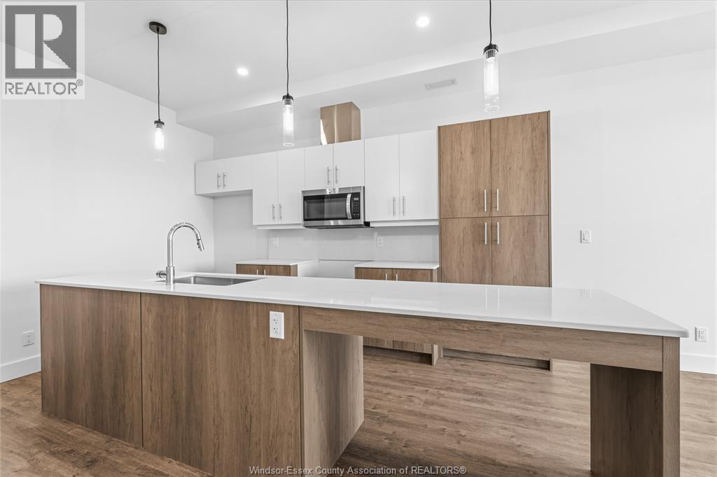 595 Lilymac Unit# 304, Windsor, ON - Indoor Photo Showing Kitchen With Upgraded Kitchen