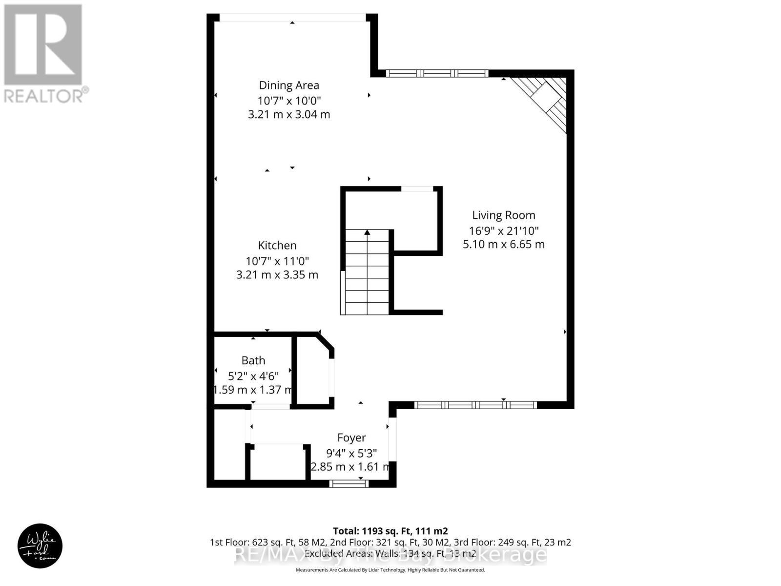 Main Floor Plan - 43 Trafalgar Road, Collingwood, ON