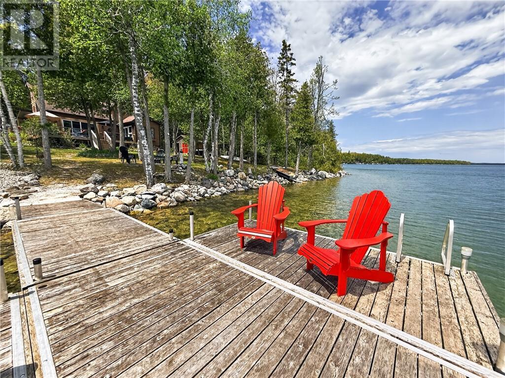 168 Fox Run Way, Mindemoya, Manitoulin Island, ON - Outdoor With Body Of Water With Deck Patio Veranda