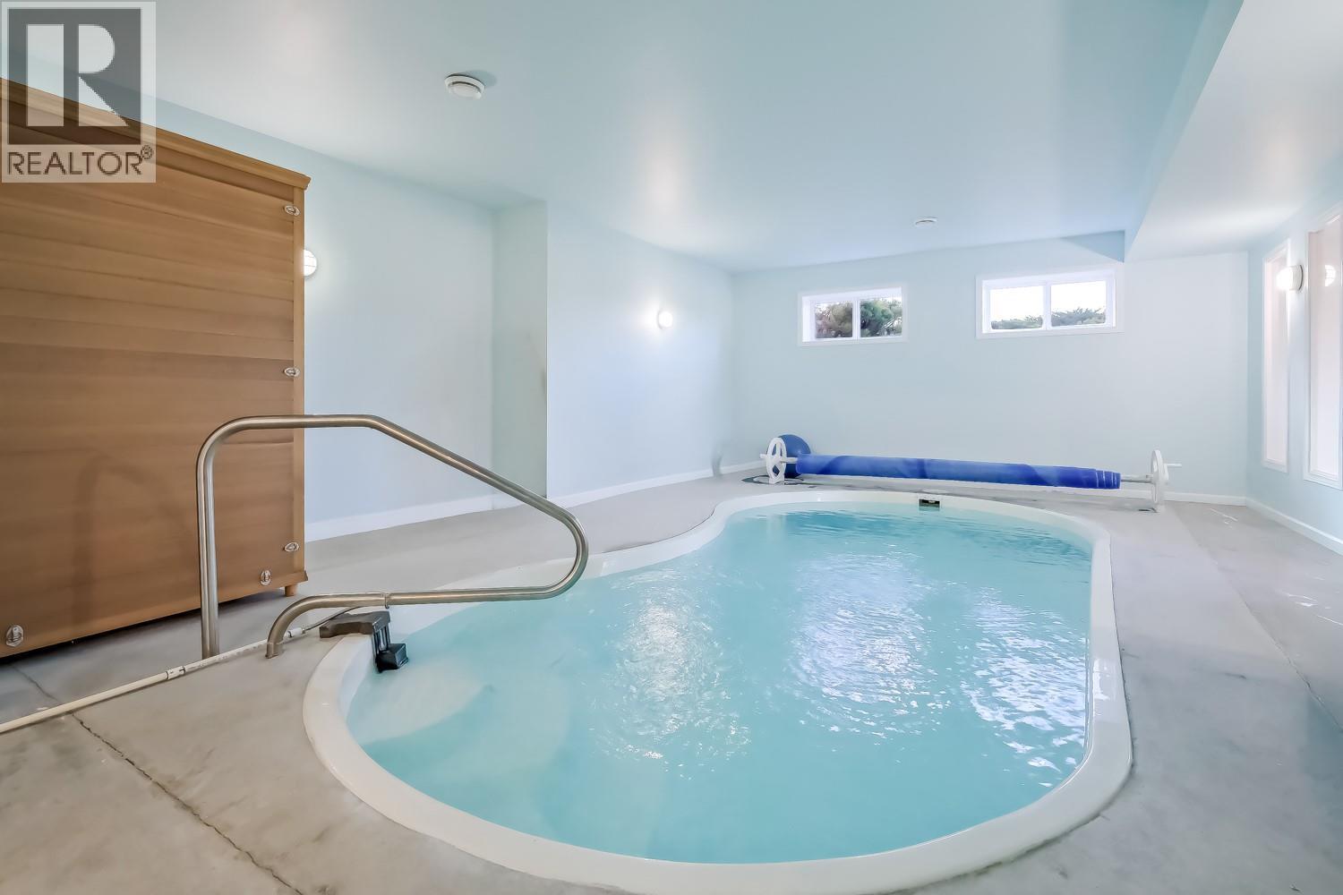 In-Door Pool - 2241 Rojem Road, Kelowna, BC - Indoor Photo Showing Other Room With In Ground Pool