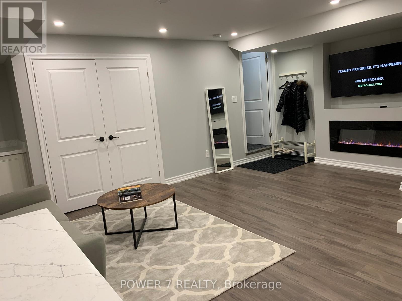 Lower - 23 Donald Buttress Boulevard E, Markham, ON - Indoor With Fireplace