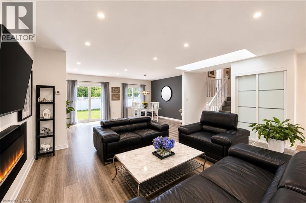 102 Allen Street, Tillsonburg, ON - Indoor Photo Showing Living Room With Fireplace