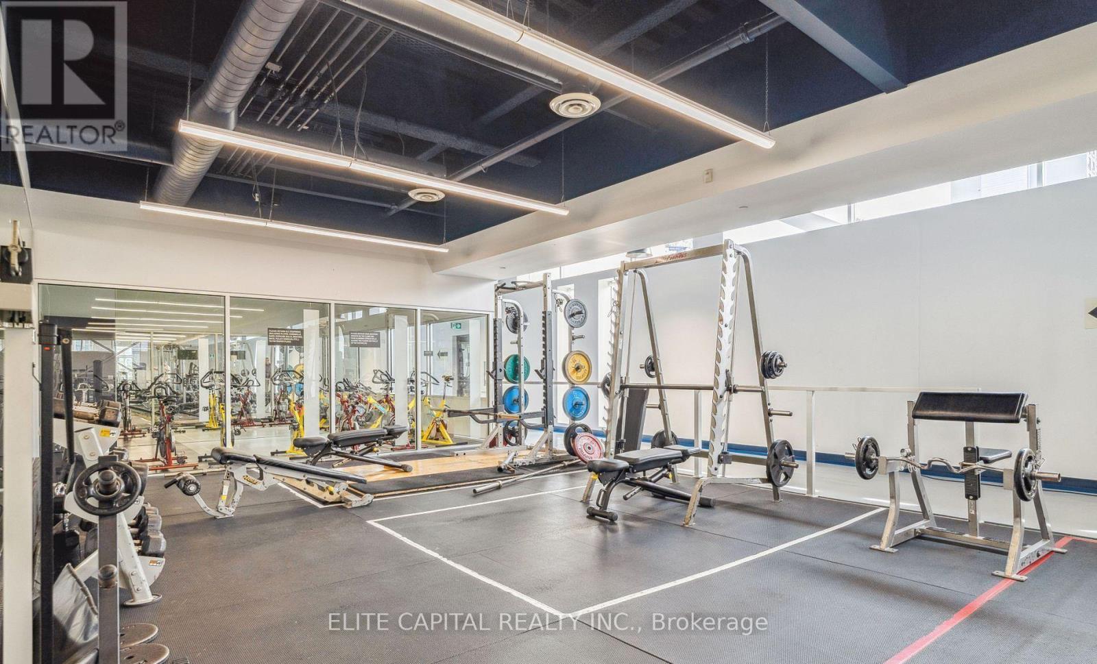 1008 - 10 Navy Wharf Court, Toronto, ON - Indoor Photo Showing Gym Room