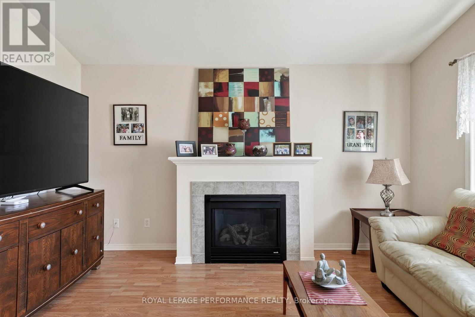 1506 Frank Court, Cornwall, ON - Indoor Photo Showing Living Room With Fireplace