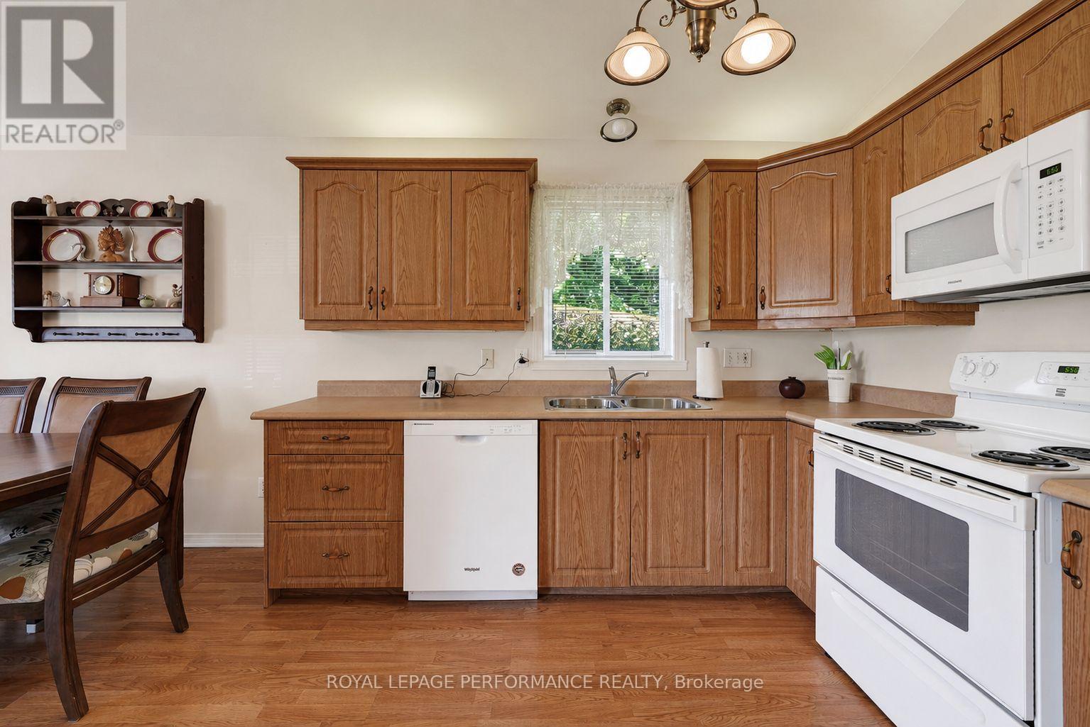 virtual staged - 1506 Frank Court, Cornwall, ON - Indoor Photo Showing Kitchen With Double Sink
