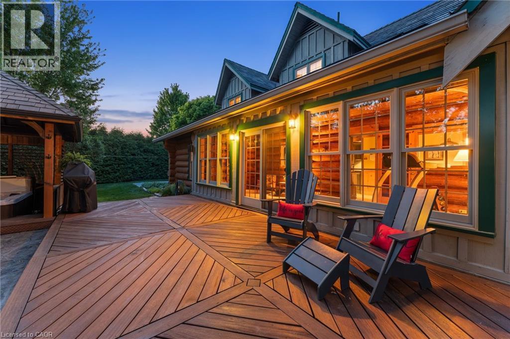 Expansive outdoor deck featuring a herringbone-patterned surface - 169 James Street, Atwood, ON - Outdoor With Deck Patio Veranda With Exterior