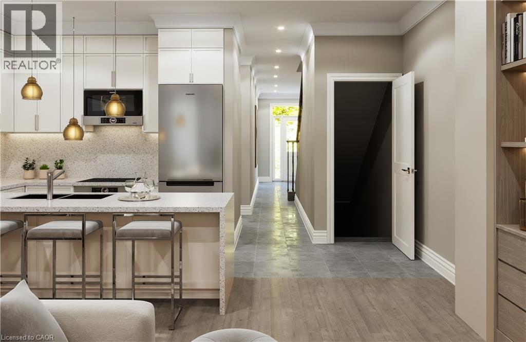 30 Little River Road Unit# 20, Caledonia, ON - Indoor Photo Showing Kitchen With Upgraded Kitchen