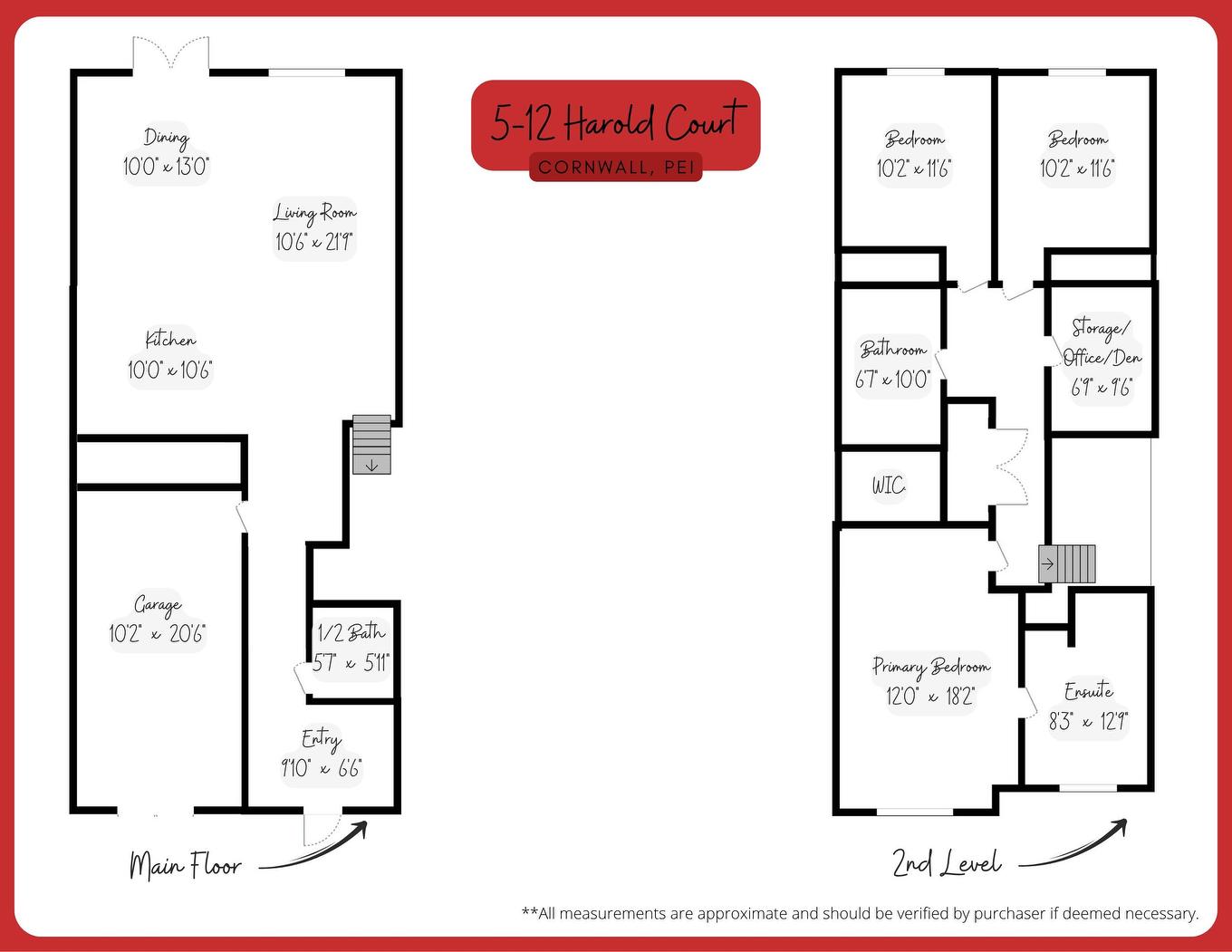 5 12 Harold Court, Cornwall, PE
