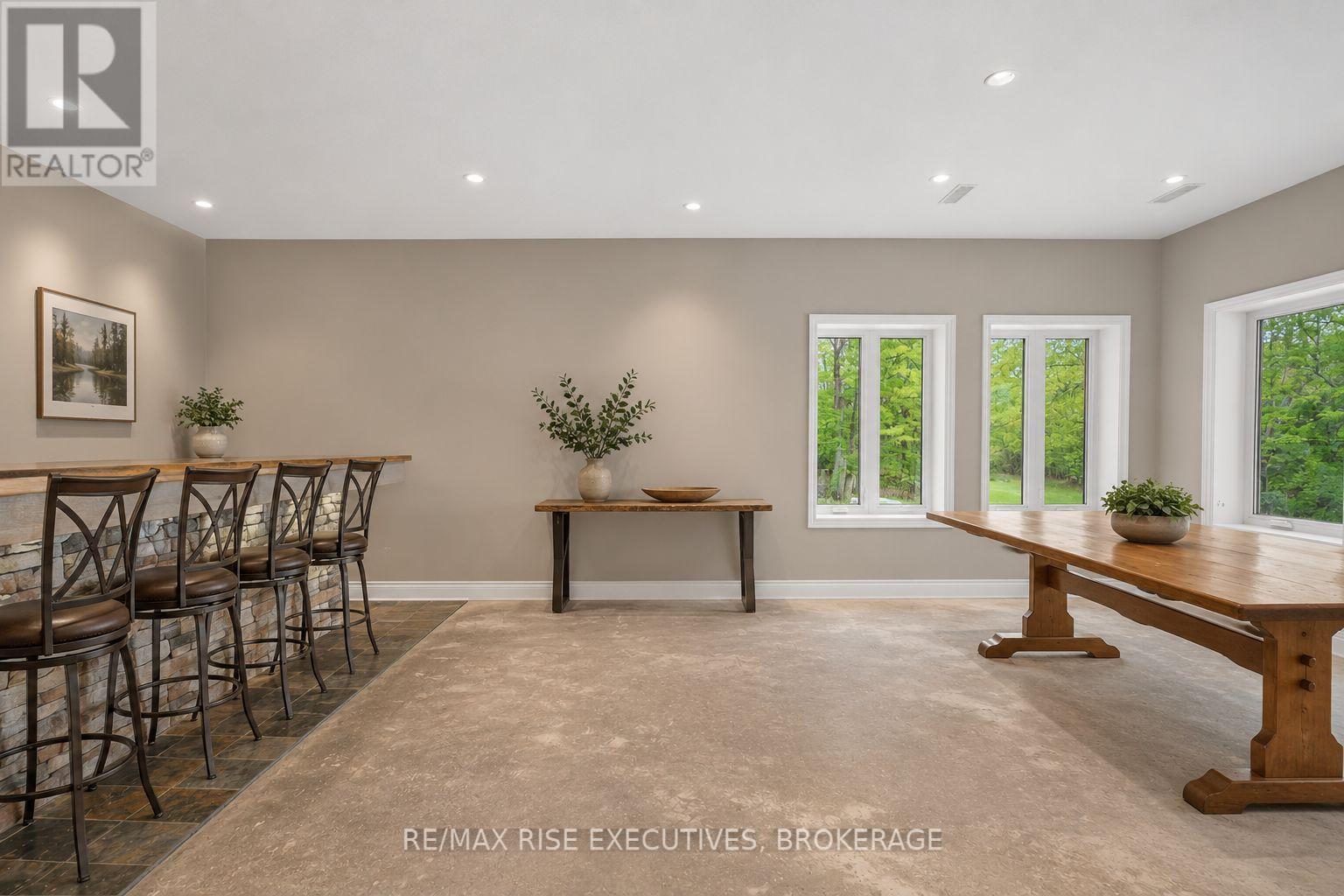 Basement Bar Walkout virtually staged - 1206B Burnt Hills Road, Frontenac (Frontenac South), ON - Indoor