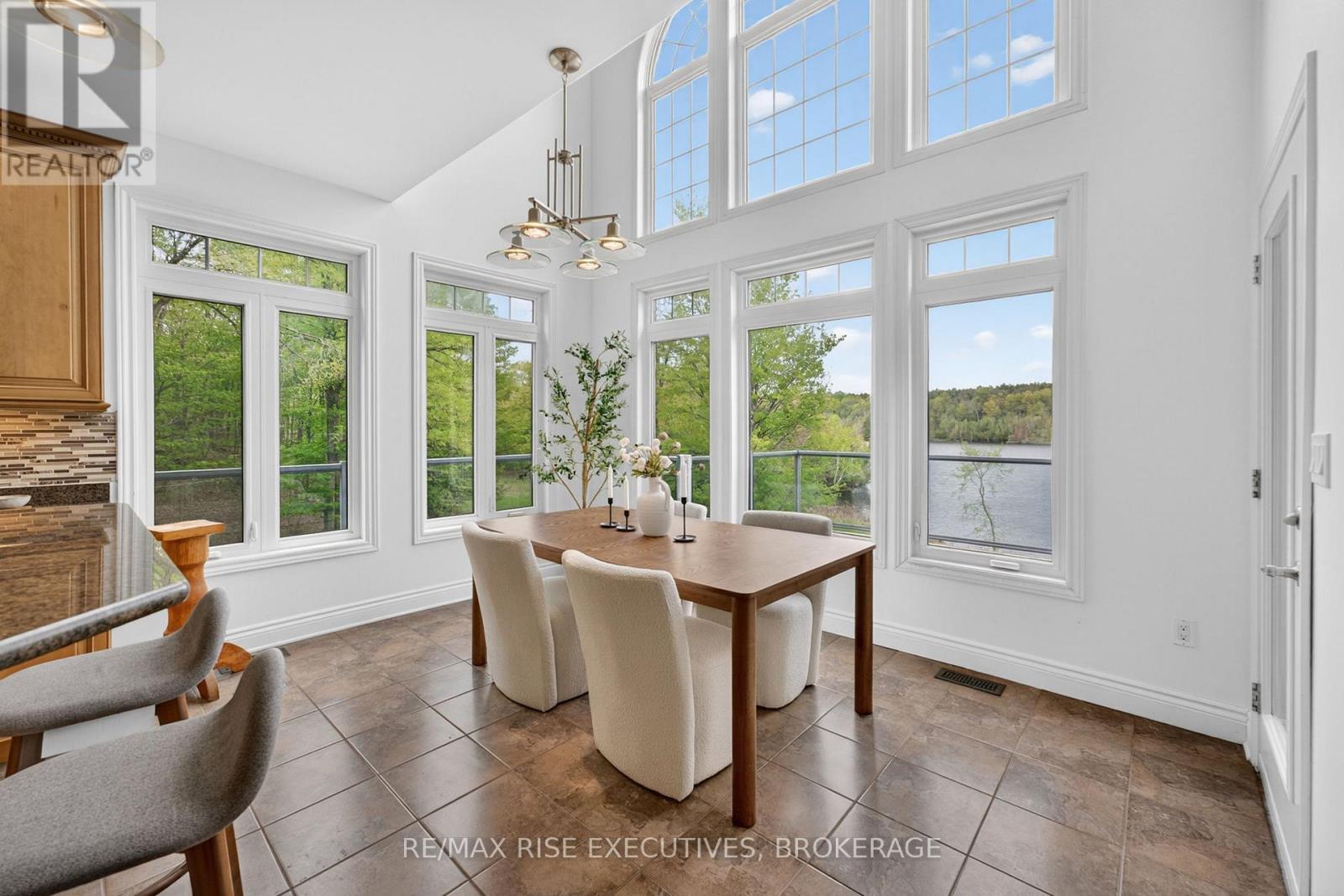 Dining room Floor to Ceiling Windows - 1206B Burnt Hills Road, Frontenac (Frontenac South), ON - Indoor
