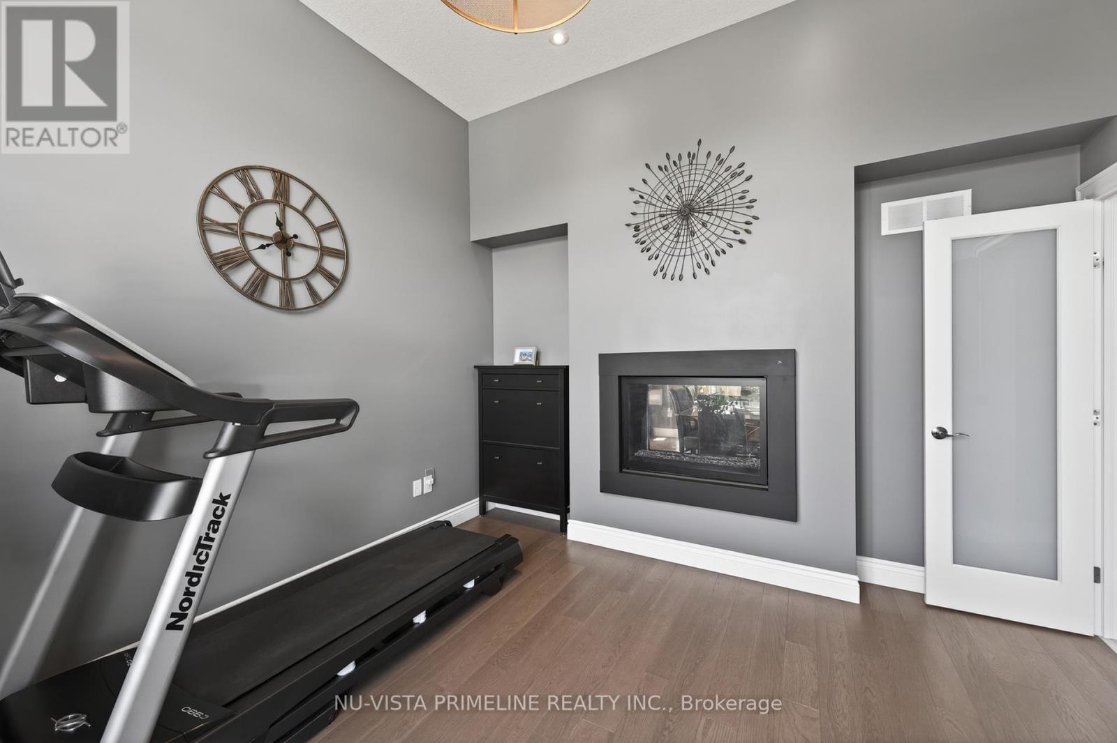 2 sided fireplace in office /dining rm - 1935 Canvas Way, London North (North B), ON