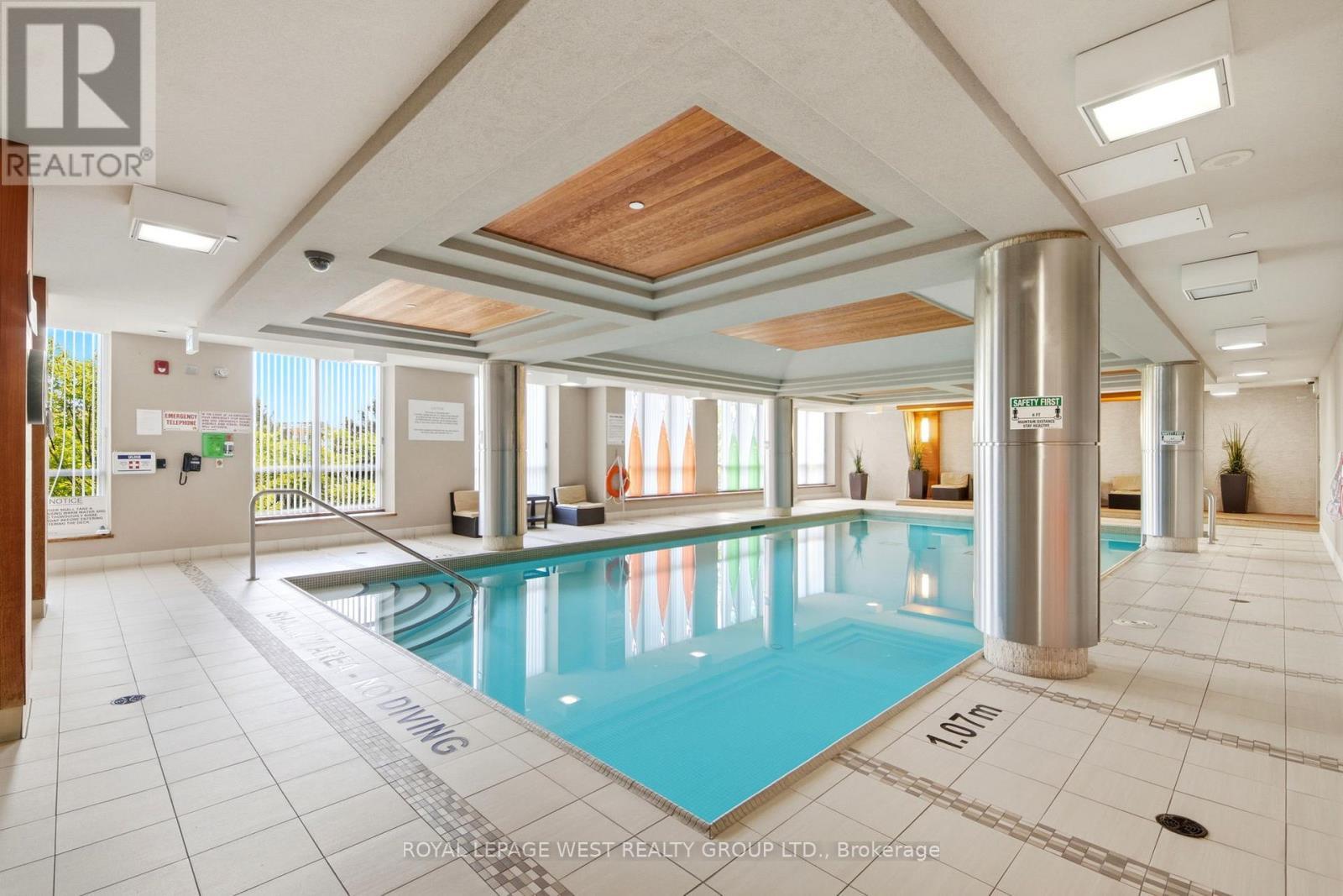 606 - 1 Michael Power Place, Toronto, ON - Indoor Photo Showing Other Room With In Ground Pool