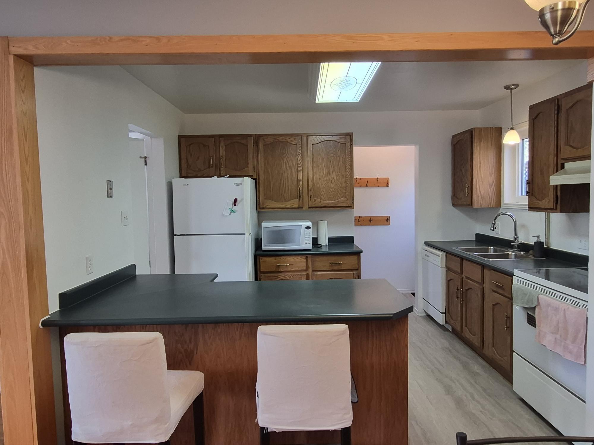 59 Hemlo Drive, Marathon, ON - Indoor Photo Showing Kitchen With Double Sink