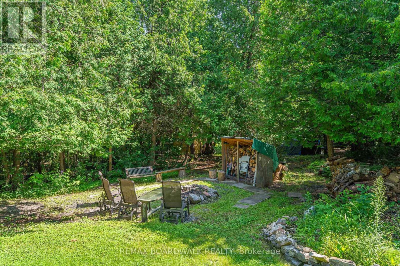 Firepit Area w/Beautiful Treeline - 14 Panandrick View Drive, Ottawa, ON