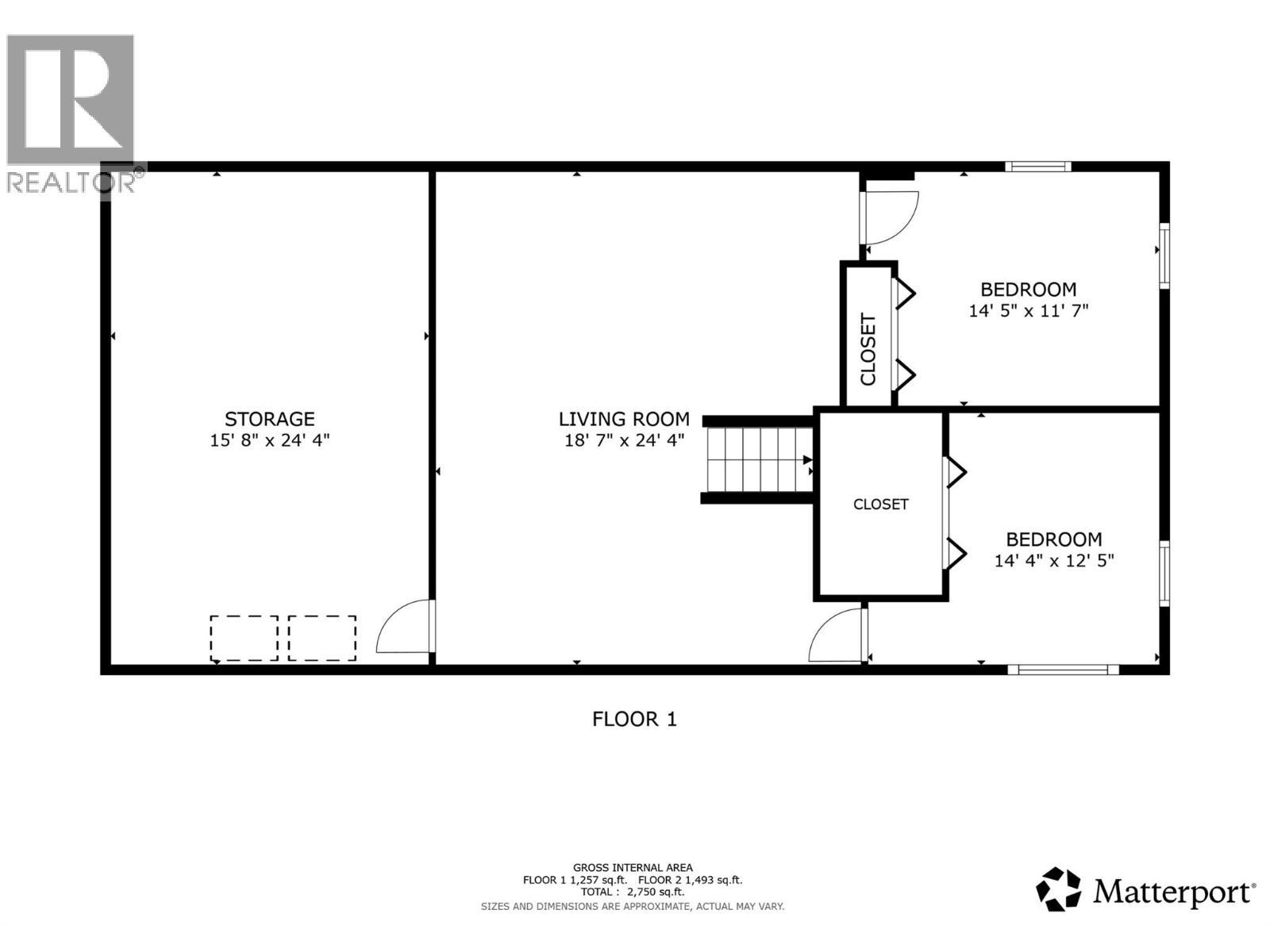 Basement Floor Plan - 272 Lumby Mabel Lake Road, Lumby, BC