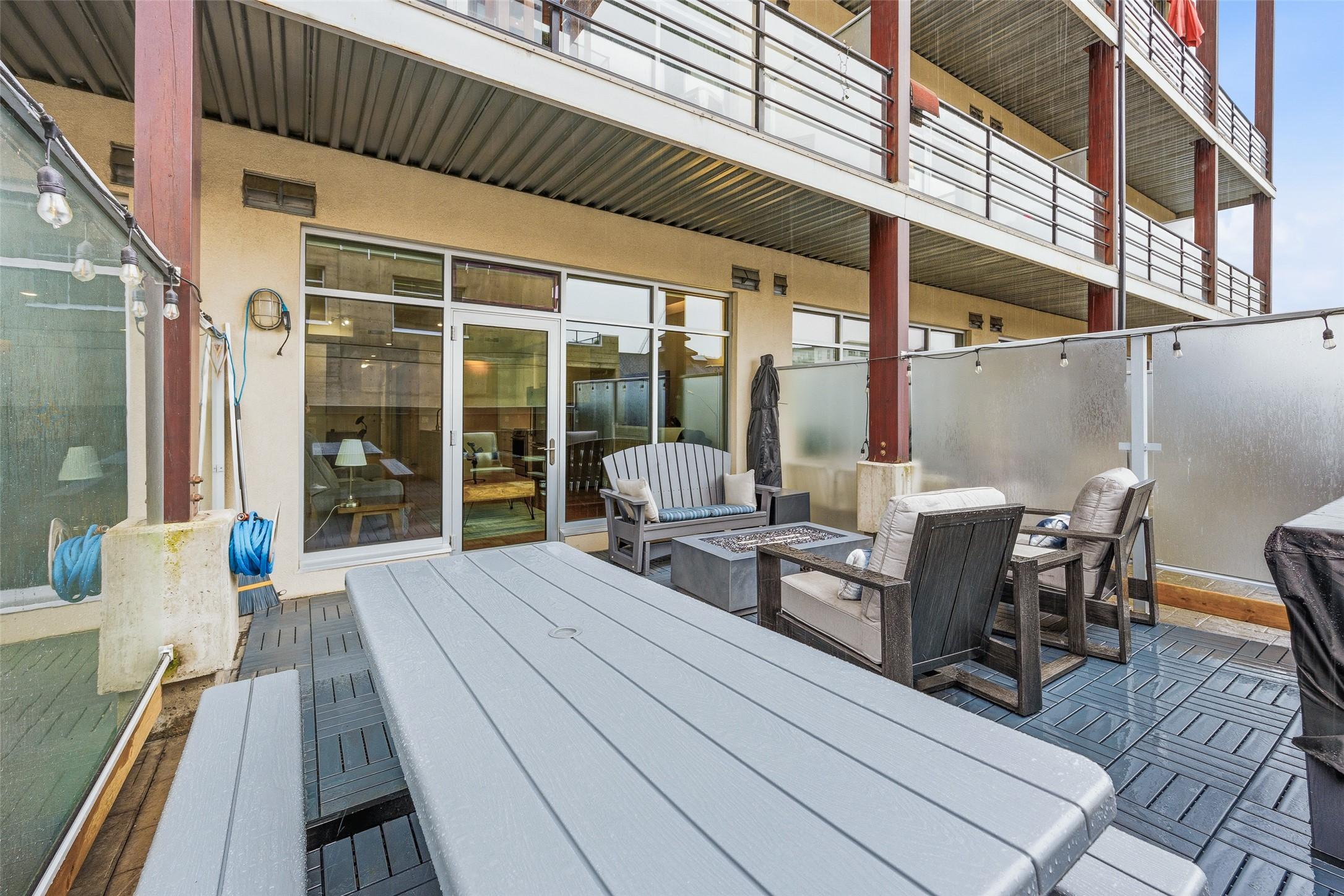 214-1289 Ellis Street, Kelowna, BC - Outdoor With Deck Patio Veranda With Exterior