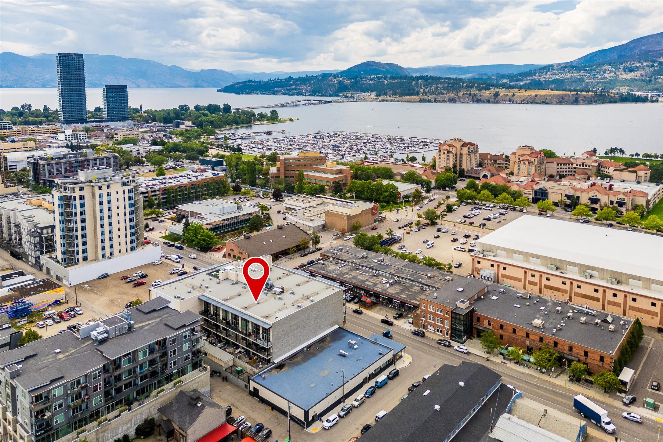 214-1289 Ellis Street, Kelowna, BC - Outdoor With Body Of Water With View