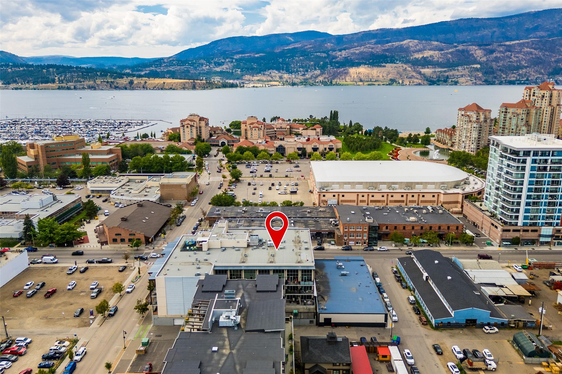214-1289 Ellis Street, Kelowna, BC - Outdoor With Body Of Water With View