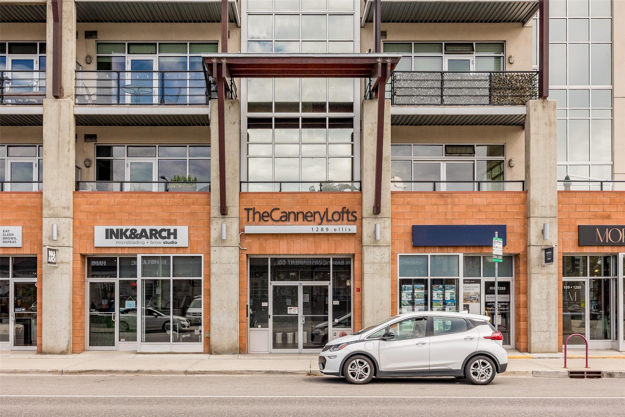 214-1289 Ellis Street, Kelowna, BC - Outdoor With Facade