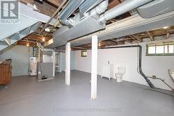 lower level mechanics and future bathroom -