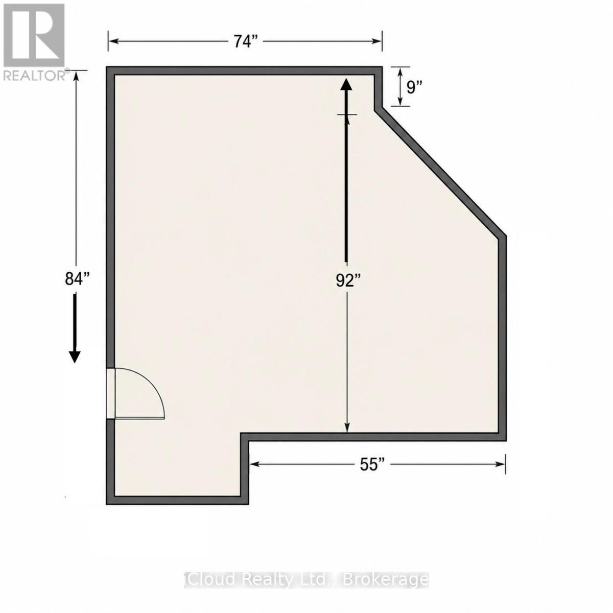 Layout of den. - 105 East 4Th Street, Hamilton, ON