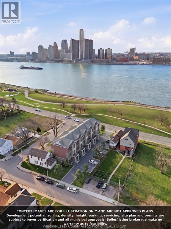 819-829 Riverside Dr., Windsor, ON - Outdoor With Body Of Water With View