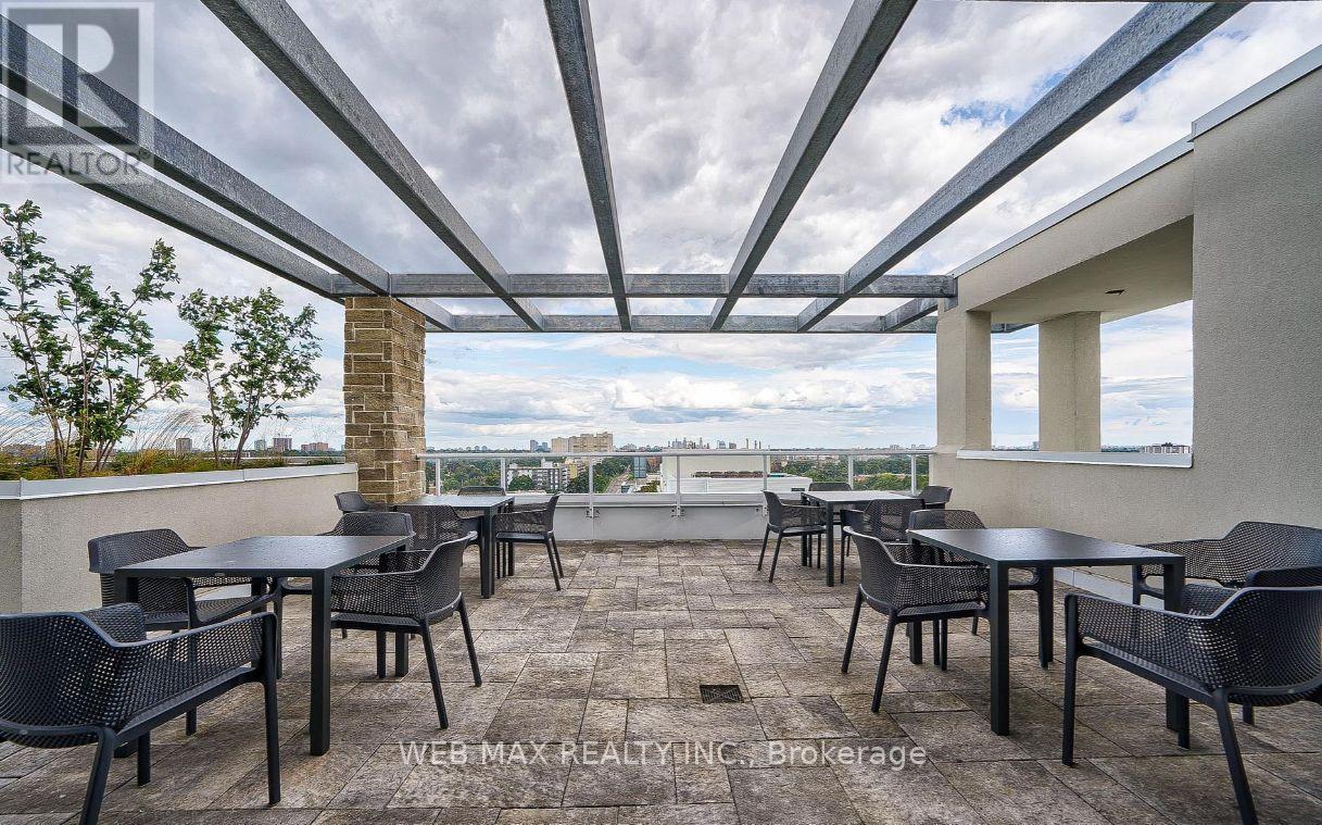 911 - 10 Deerlick Court, Toronto, ON - Outdoor With Deck Patio Veranda With Exterior