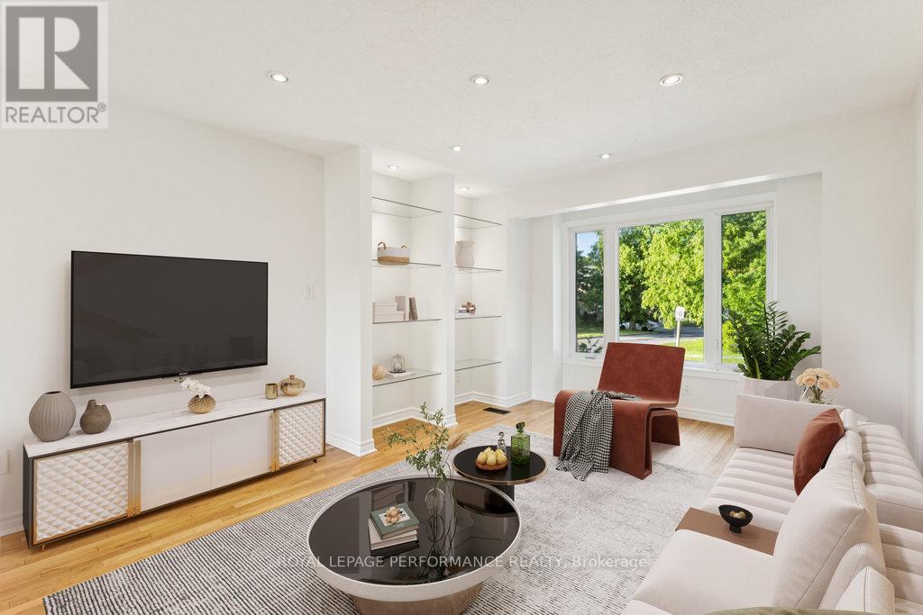 *VIRTUALLY STAGED* - 6 Gillespie Crescent, Ottawa, ON - Indoor Photo Showing Living Room