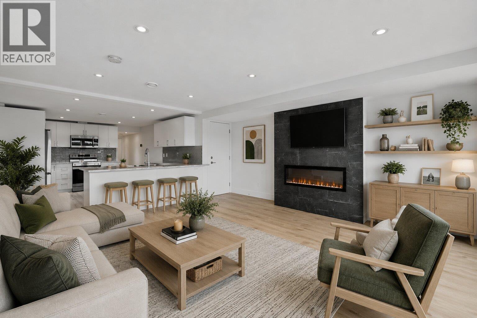 Virtually staged suite area - 1315 Dehart Road, Kelowna, BC