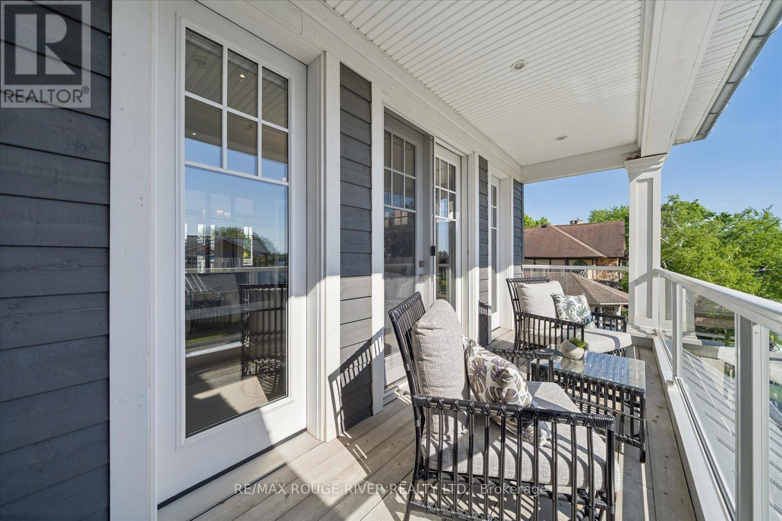 Primary bedroom balcony - 699 Front Road, Pickering, ON