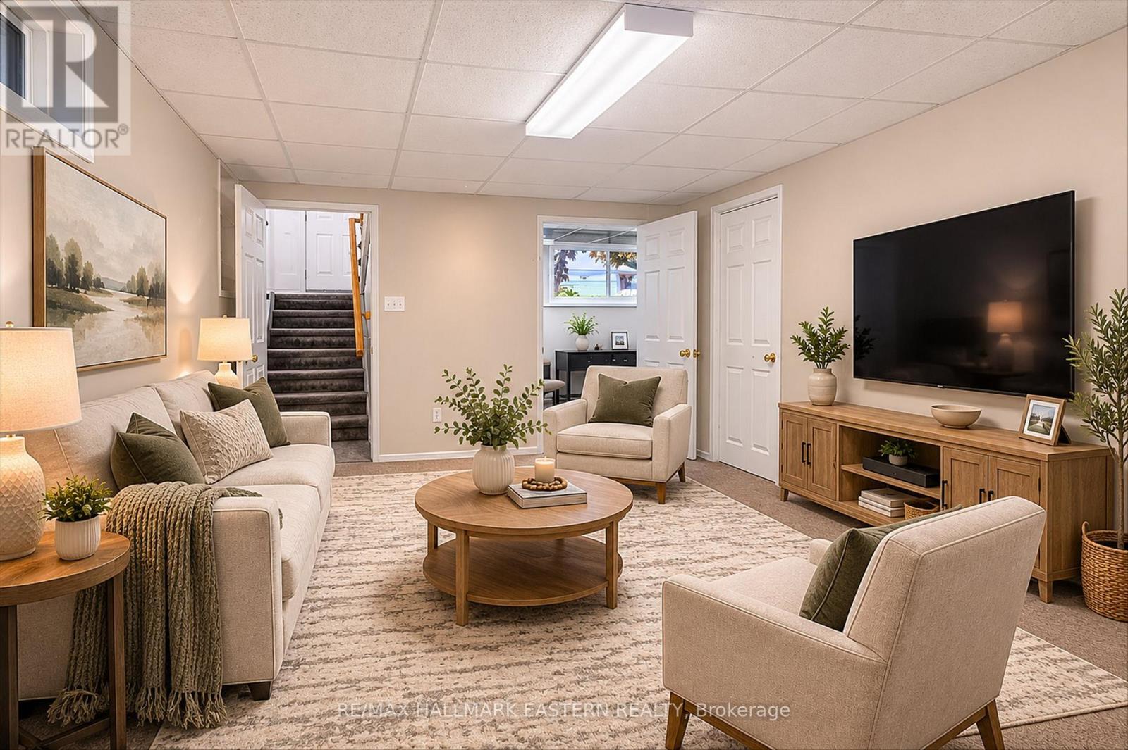 Virtually staged Recreation Room - 890 Chapel Road, Peterborough (Ashburnham Ward 4), ON