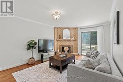 Family room with fireplace and walk out -