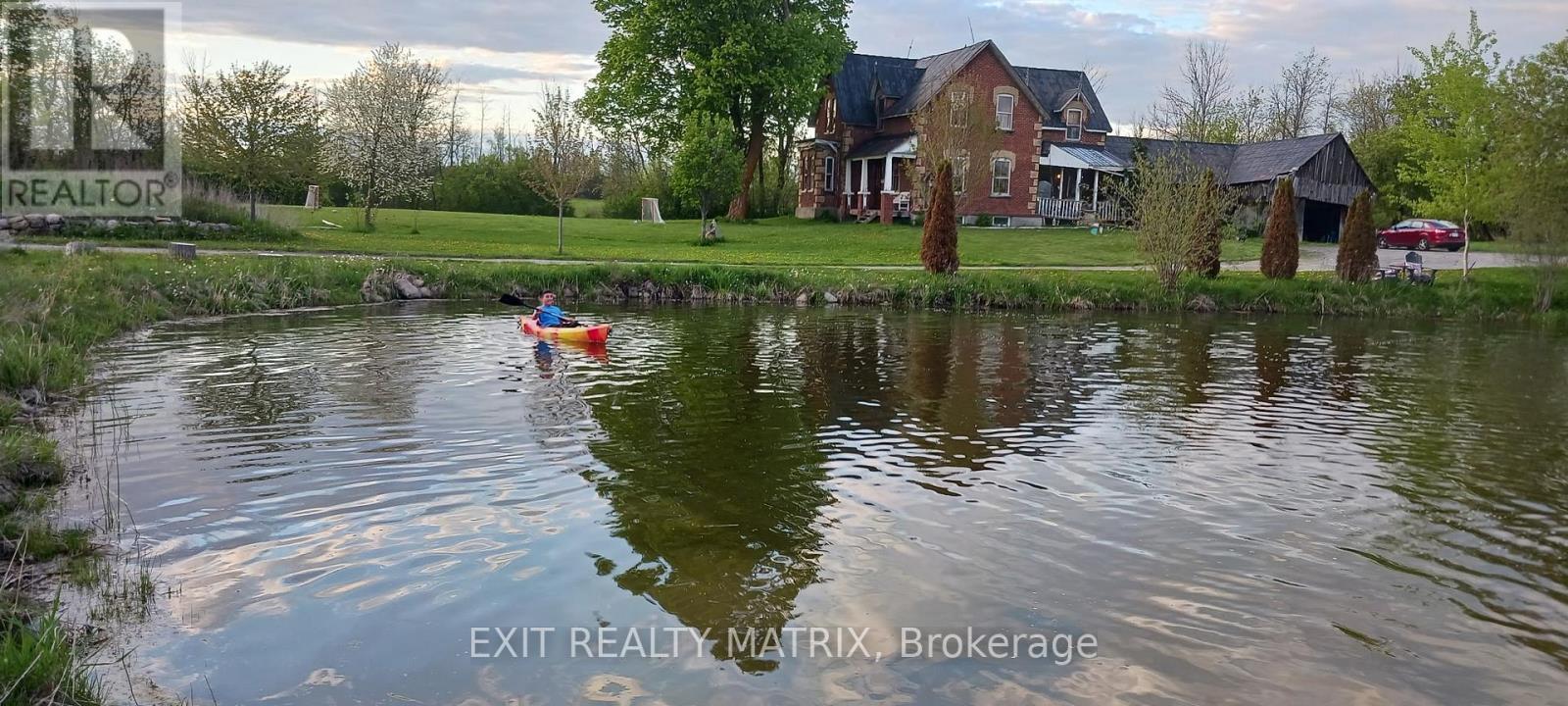 Private pond (Seller's photo) - 7499 Bank Street, Ottawa, ON