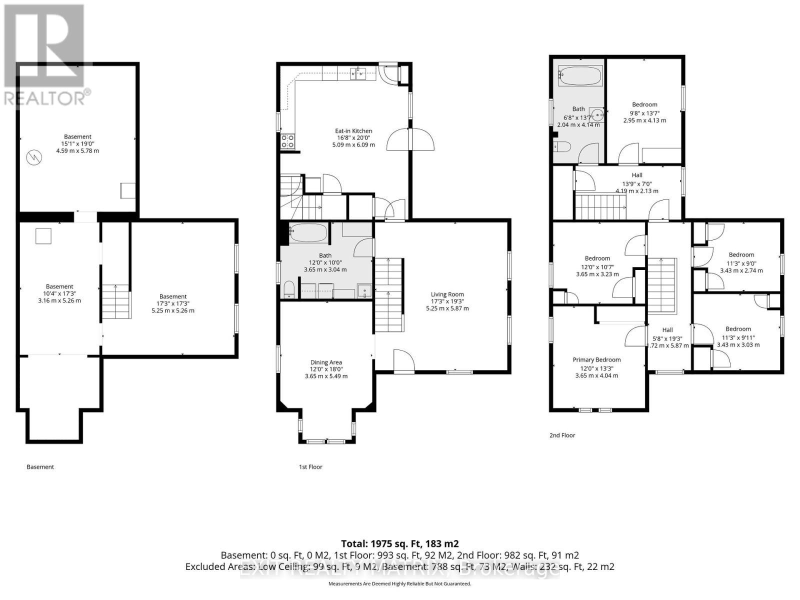 Floorplans (home): Buyer to verify measurements - 7499 Bank Street, Ottawa, ON