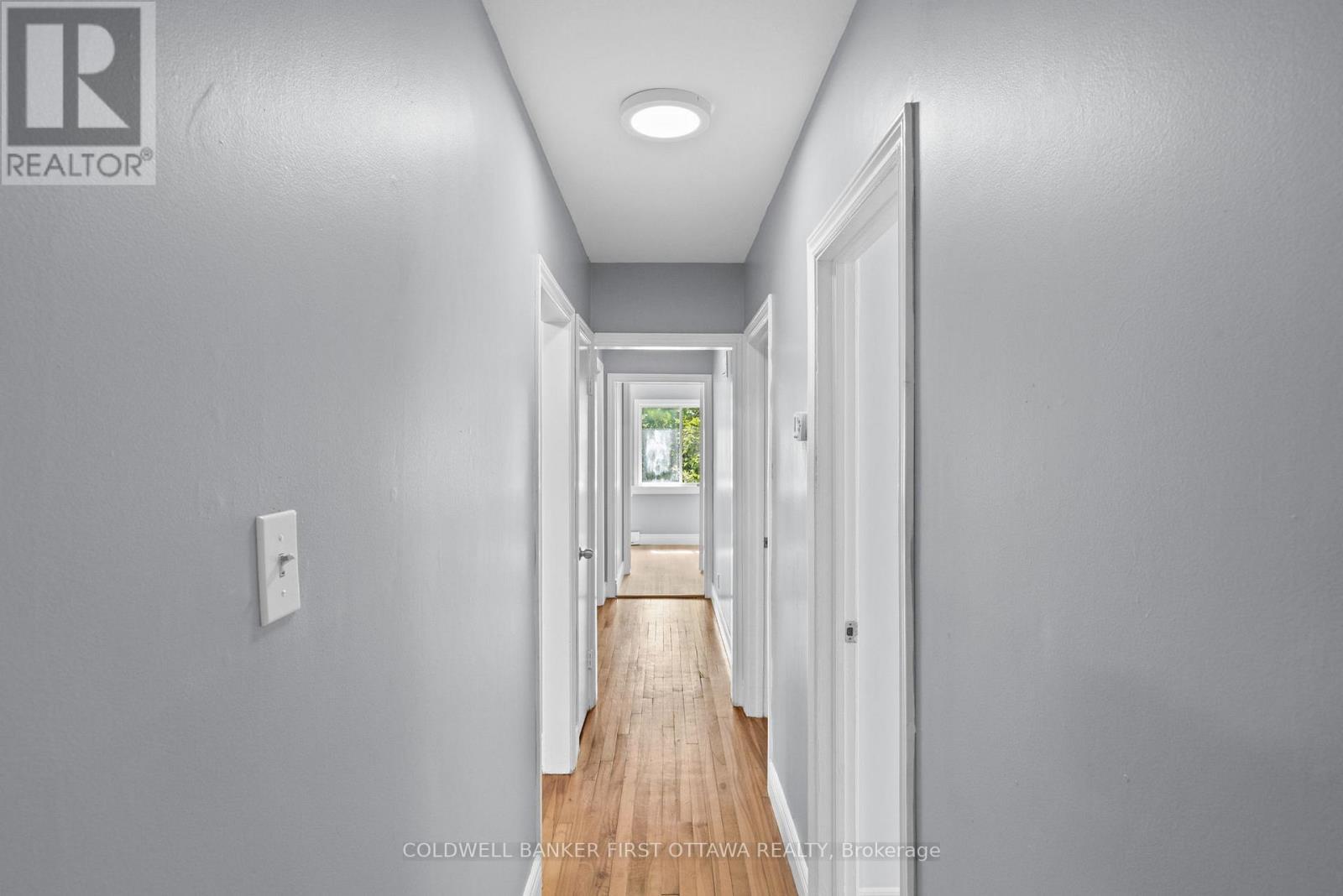 Main hallway to bedrooms. - 1246 Kitchener Avenue, Ottawa, ON
