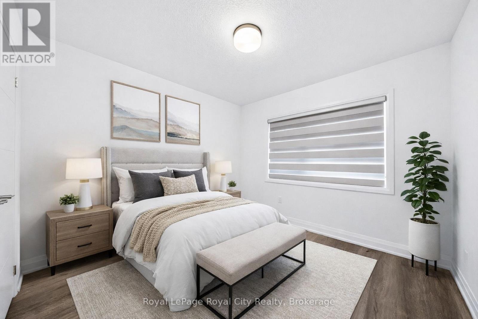Second Bedroom Virtually Staged - 150 Huron Street, Guelph (St. Patrick'S Ward), ON - Indoor Photo Showing Bedroom